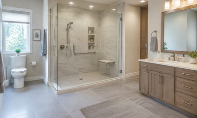 Jacuzzi Bath Remodel Can Solve a Hard-to-Clean, Difficult-to-Enter Shower With a Custom Remodel