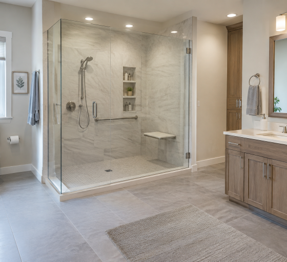 Jacuzzi Bath Remodel Can Solve a Hard-to-Clean, Difficult-to-Enter Shower With a Custom Remodel