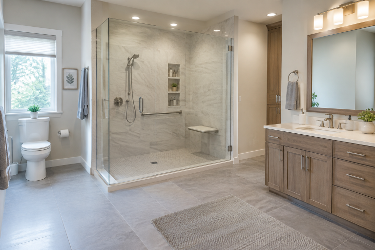 Jacuzzi Bath Remodel Can Solve a Hard-to-Clean, Difficult-to-Enter Shower With a Custom Remodel